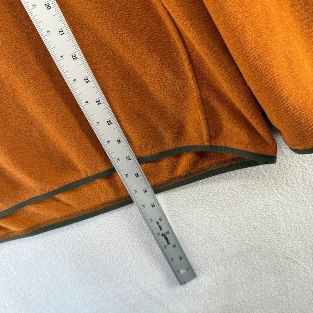 Arcteryx Polartec Fleece Men's Large Orange 1/4 Quarter Zip Pullover Gorp Logo
